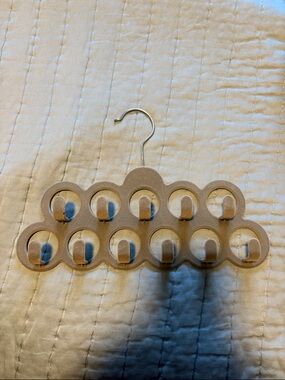 $5 ADD ON Velvet Multi-Loop Scarf & Accessory Hanger in gray